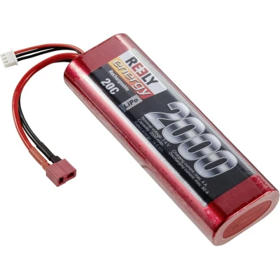 Afbeelding van Reely LiPo accupack 7.4 V 2000 mAh Aantal cellen: 2 20 C Hardcase T stekkersysteem