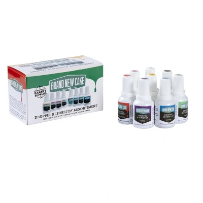 Afbeelding van BrandNewCake Druppel Kleurstof Assortiment (8x 20gr)