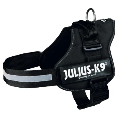 Afbeelding van Julius K9 Powerharness Zwart Hondenharnas 66 85x5.0 cm