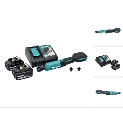 Afbeelding van Makita DWR 180 RF accuschroevendraaier 18 V 47,5 Nm 1/4&quot; 3/8&quot; + 2x accu 3.0 Ah lader