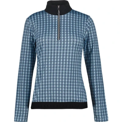 Afbeelding van Luhta Dames Jamali Pully Print/Blauw