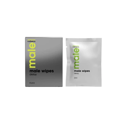 Afbeelding van Vertragende Intieme Doekjes Male! 2 ml