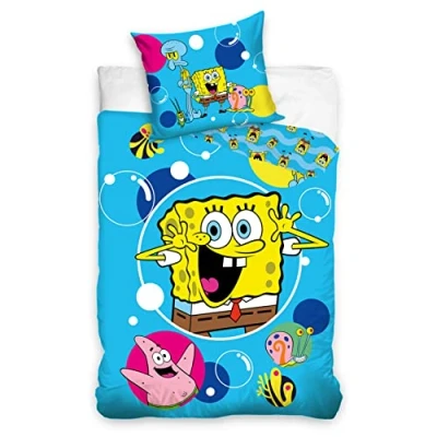 Afbeelding van MTOnlinehandel Badstof beddengoed set dekbedovertrek 135 x 200 cm en 80 Katoen Kinderbeddengoed voor meisjes jongens 2 delig 1 kussensloop +