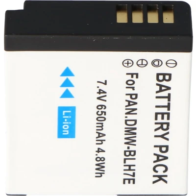 Afbeelding van Panasonic DMW BLH7 oplaadbare batterij van AccuCell geschikt voor Lumix DMC GM1