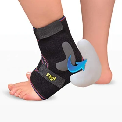 Afbeelding van Soles Enkelband voor moleool, neopreen, ademend, zacht, extreem comfort, aanpasbare maat, geschikt beide voeten, vermindert pijn en voorkomt letsel, stabiliseert de enkel