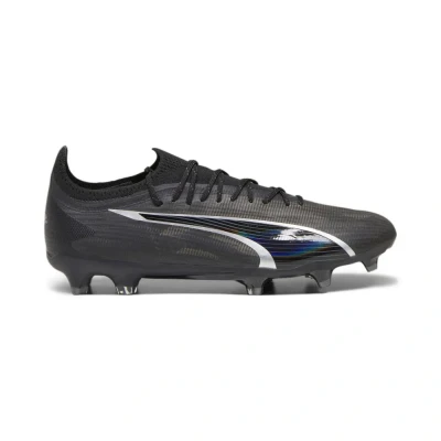 Afbeelding van Puma Ultra Ultimate FG/AG Voetbalschoenen met kunststof noppen, Heren, Maat: 45, Black/asphalt Kunststof/ textiel