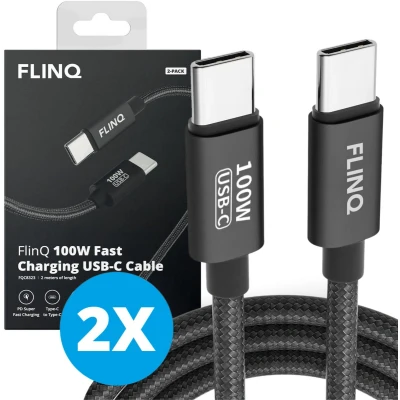 Afbeelding van 100W Snellader USB C 2 PACK