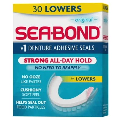 Afbeelding van Sea Bond 30 stuks veilige lijmafdichtingen voor tandprothesen