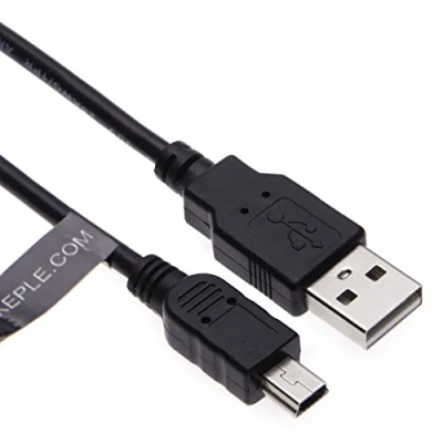 Afbeelding van Keple Extra lange USB oplaadkabel compatibel met Sony PSP, Playstation 3, PS3 Slim, DualShock 3 Joystick Move Motion navigatiecontroller PSP 1000, 2000, 3000 (3 m)