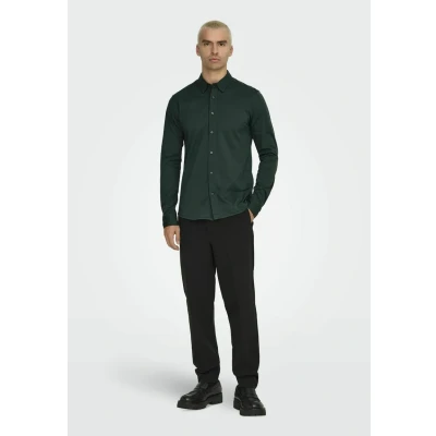 Afbeelding van Only &amp; Sons Onsrobin Overhemd, Heren, Maat: XS, Darkest spruce