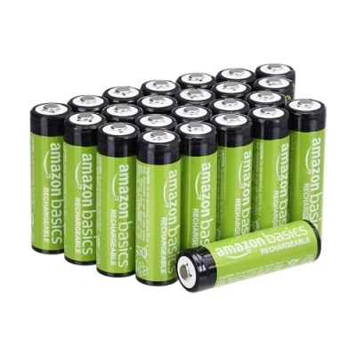 Afbeelding van Amazon Basics oplaadbare batterijen, 2000 mAh, AA (24 stuks), voorgeladen