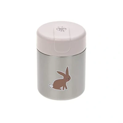 Image de LÄSSIG Boîte de conservation isotherme pour bébé et enfant en acier inoxydable 315 ml/Food Jar Little Forest Rabbit