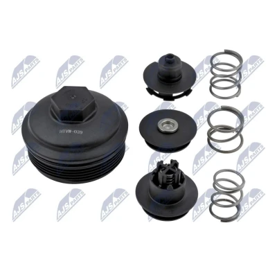 Afbeelding van NTY CCL VW 039 Deksel, oliefilterbehuizing VOLKSWAGEN: Golf 5, Tiguan I, SKODA: Fabia 2, SEAT: Ibiza 4