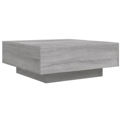Image de vidaXL Table basse sonoma gris 80x80x31 cm bois d&#039;ingénierie836586