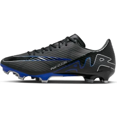 Afbeelding van Nike Performance ZOOM Vapor 15 Academy FG/MG Voetbalschoenen met Kunststof noppen, Heren, Maat: 47, Black/chrome/hyper royal