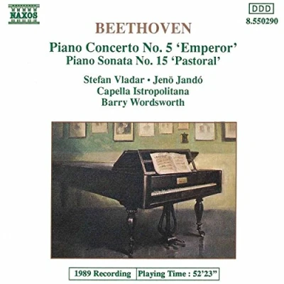 Afbeelding van Stefan Vladar, Capella Istropolitana &amp; Barry Wordsworth Beethoven: Piano Concerto No. 5 / Sonata 15 (CD)