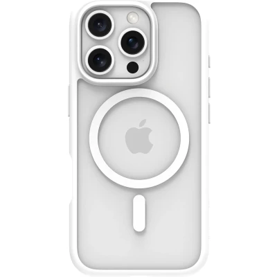 Afbeelding van Dbramante1928 Grenen Mag iPhone 16 Pro Hoesje wit
