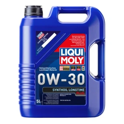 Afbeelding van Liqui Moly Synthoil Longtime Plus 0W 30 5L Motorolie 1151 VOLKSWAGEN: Golf 5, Polo IV Hatchback, 4, AUDI: A6 C7 Avant, A3 Sportback, Hatchback