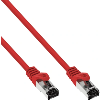 Afbeelding van S/FTP CAT8.1 40 Gigabit netwerkkabel / rood LSZH 1,5 meter
