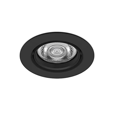 Afbeelding van Philips Impala inbouwspot 1 lichts zwart rond