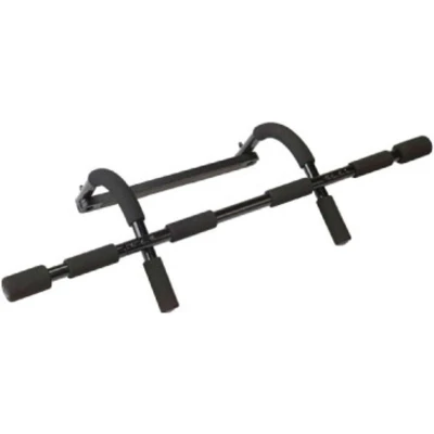 Afbeelding van Tunturi Deurtrainer fitness set Door Gym Optrekstang Opdrukstang Zwart Incl. gratis app