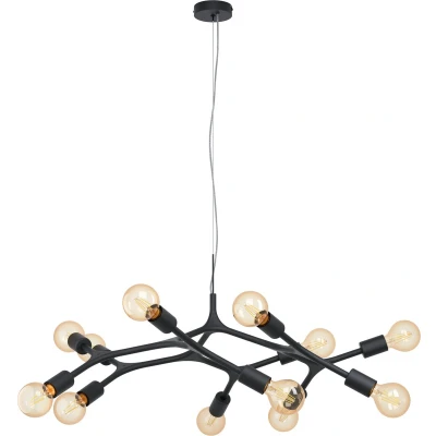 Afbeelding van EGLO Bocadella Hanglamp E27 Ø 92 cm Zwart