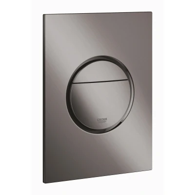 Afbeelding van GROHE Nova Cosmopolitan S Bedieningspaneel Toilet Verticaal Dual Flush Eco Hard graphite (glanzend antraciet) Slank formaat