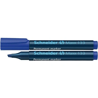 Afbeelding van Schneider permanent marker Maxx 133 beitelpunt blauw S 113303
