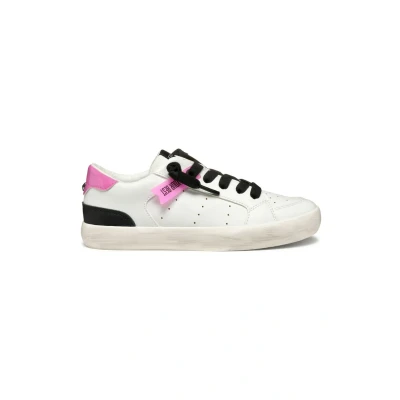 Afbeelding van Geox Gisli Sneakers laag voor kinderen, Maat: 35, White fuchsia Kunststof/ textiel