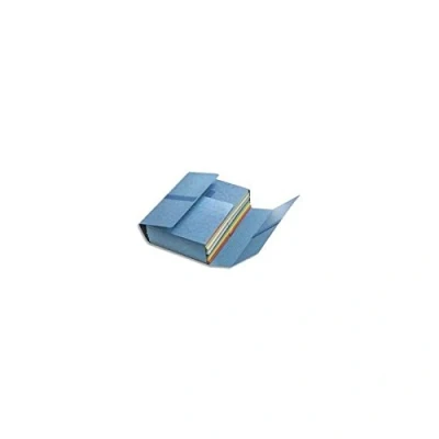 Afbeelding van Fast Mappen met 4 klittenbandsluitingen, blauw, 10 stuks