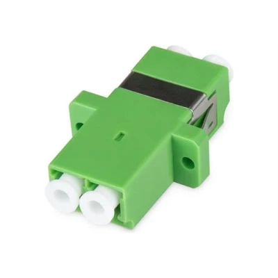 Image de DIGITUS Coupleur réseau mode unique LC/APC (F) pour fibre optique duplex vert