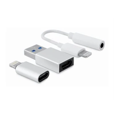 Afbeelding van USB kabel CoolBox COO CKIT APPL Wit