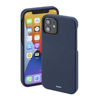 Afbeelding van Hama beschermhoes voor iPhone 12/12 Pro, compatibel met MagSafe MagCase Finest Sense Apple (magnetische inductie, beschermt tegen stoten, krassen en vuil, elegante beschermhoes,