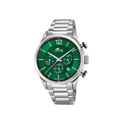 Afbeelding van Lotus Chrono Chronograaf, Heren, Maat: One Size, Green