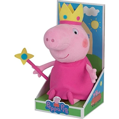 Afbeelding van Peppa Pig Prinses Knuffel 25 cm Roze