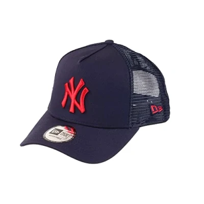 Afbeelding van New Era York Yankees A Frame Adjustable Trucker Cap Diamond Era, marineblau, One Size
