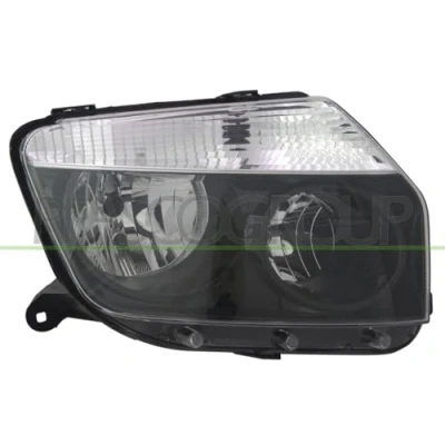 Afbeelding van PRASCO DA8204913 Koplampen rechts H7, H1 zwart Zonder afregelmotor voor LWR DACIA: Duster Off Road