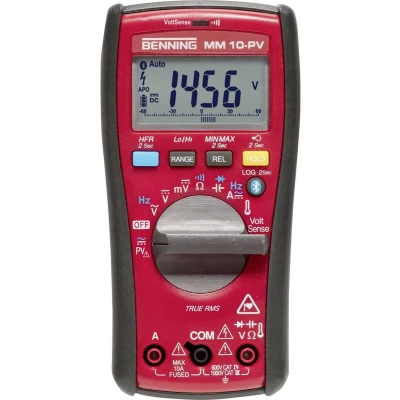 Afbeelding van Benning MM 10 PV Multimeter Digitaal Datalogger CAT IV 600 V Weergave (counts): 6000
