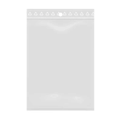 Afbeelding van 1000 zakjes met ritssluiting, hersluitbaar, transparant, voor levensmiddelen, sieraden, accessoires, formaat 8 x 12 cm