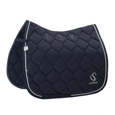 Image de Eskadron Tapis de Selle Classic Sports Sparkle Dressage MarinVendu par Agradi