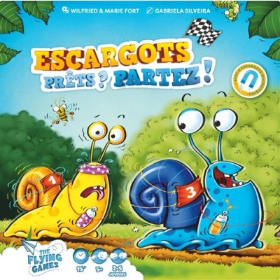 Image de Jeu éducatif The Flying Games Escargots, Prêts? Partez!