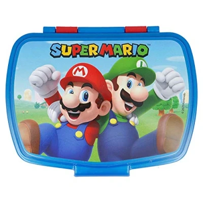 Afbeelding van 2728; terug naar school Super Mario; rechthoekige sandwich; BPA vrij product