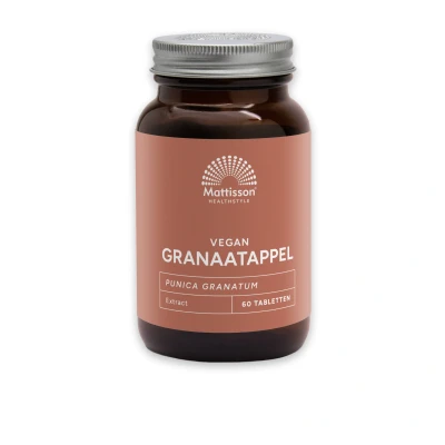 Afbeelding van Mattisson Granaatappel extract 500mg 60 tabletten
