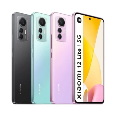 Afbeelding van Xiaomi Smartphone + hoofdtelefoon 12 Lite 5G, 8 128 GB mobiele telefoon zonder abonnement, 6,55 inch 120 Hz AMOLED display, 108 MP drievoudige camera, 4300 mAh, 67 W Turbo Charging, groen (Duitse