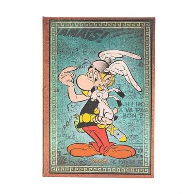 Afbeelding van the Adventures of Asterix Gaul (The Asterix) Midi 12 month Verso Hardback Dayplanner 2025 (Elastic Band Closure)