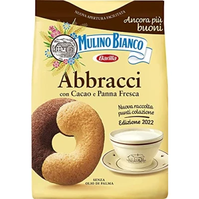 Afbeelding van 6 x Mulino Bianco koekjes &quot;Abbracci&quot;, 700 g