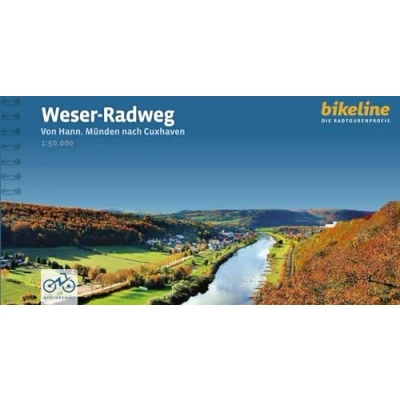 Afbeelding van Radtourenbücher Weser Radweg Von Hann. Münden nach Cuxhaven