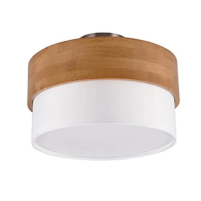 Afbeelding van Trio leuchten LED Plafondlamp Plafondverlichting E14 Fitting 2 lichts Rond Nikkel/Wit Aluminium