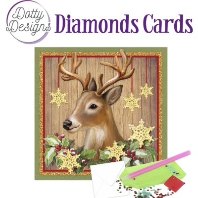 Afbeelding van Dotty Designs Diamond Cards Deer