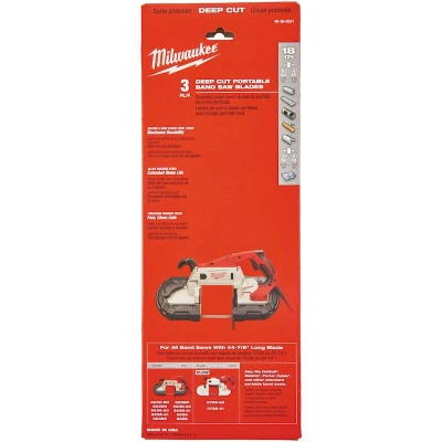 Afbeelding van MILWAUKEE 48390521 lintzaagblad 1139,83 mm, tandverdeling 1,4 mm (3 st.)